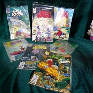 Walt Disney's Uncle Scrooge Comic Book Lot #262 265 266 275 280 Gladstone